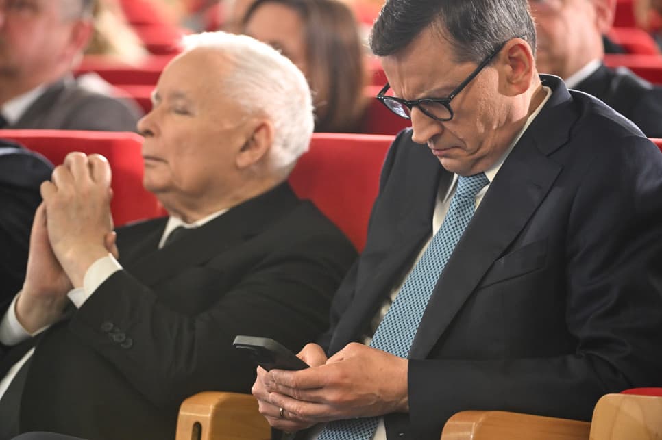 Kaczyński uderza w Morawieckiego: Chciał przejąć partię, był doradcą Tuska!