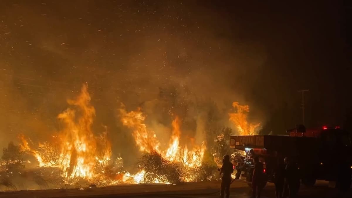 Ogromny pożar w Antalyi