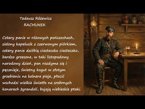 Rachunek Tadeusz Różewicz Poezje Wiersze | Poezja Dla Duszy