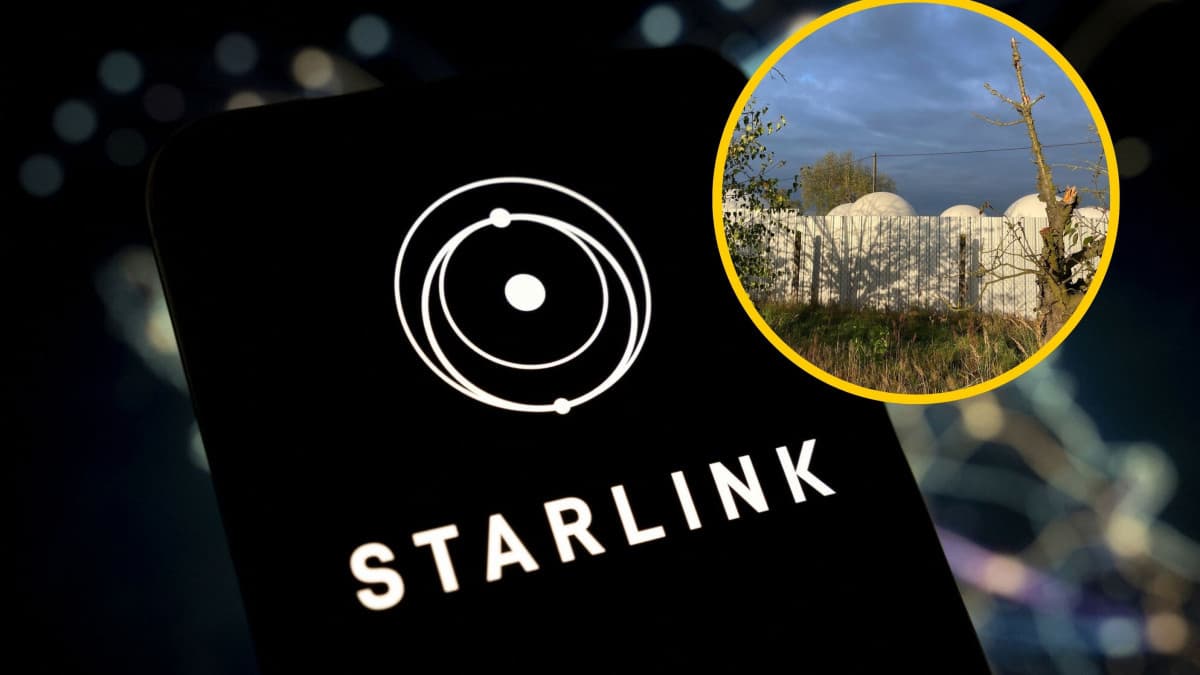 Pożar stacji bazowej Starlinków na Mazowszu.