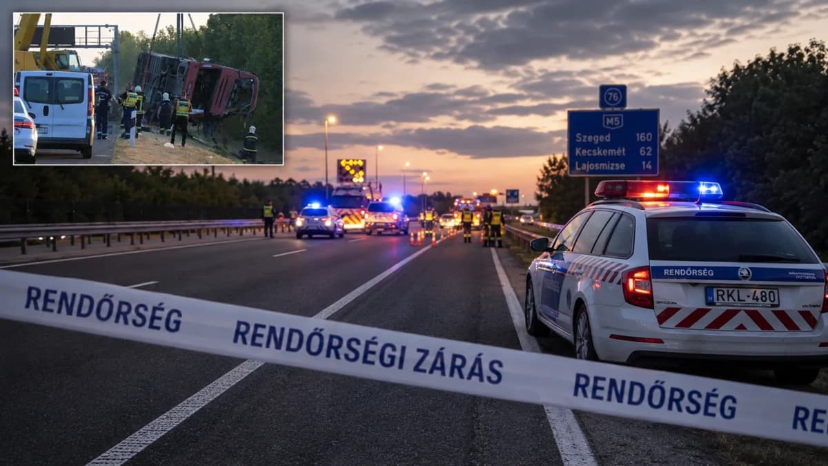 Polski autokar przewrócił się na Węgrzech. 12 osób nie żyje