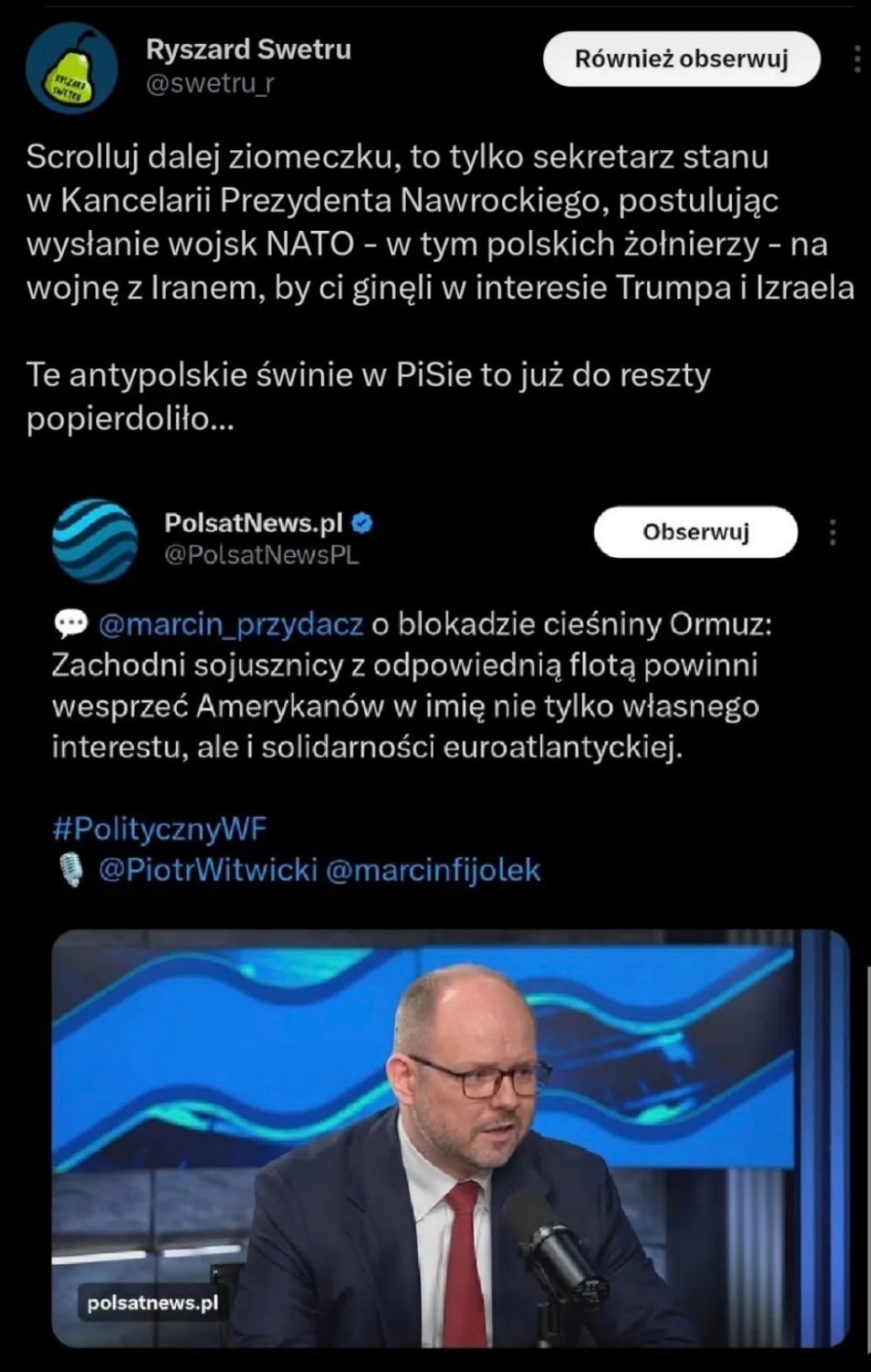a pamiętacie, jak pisuary w kampanii straszyły, że tüsk i czaskoski wyślą polskich żołnierzy na Ukrainę? #bekazpisu #polityka
