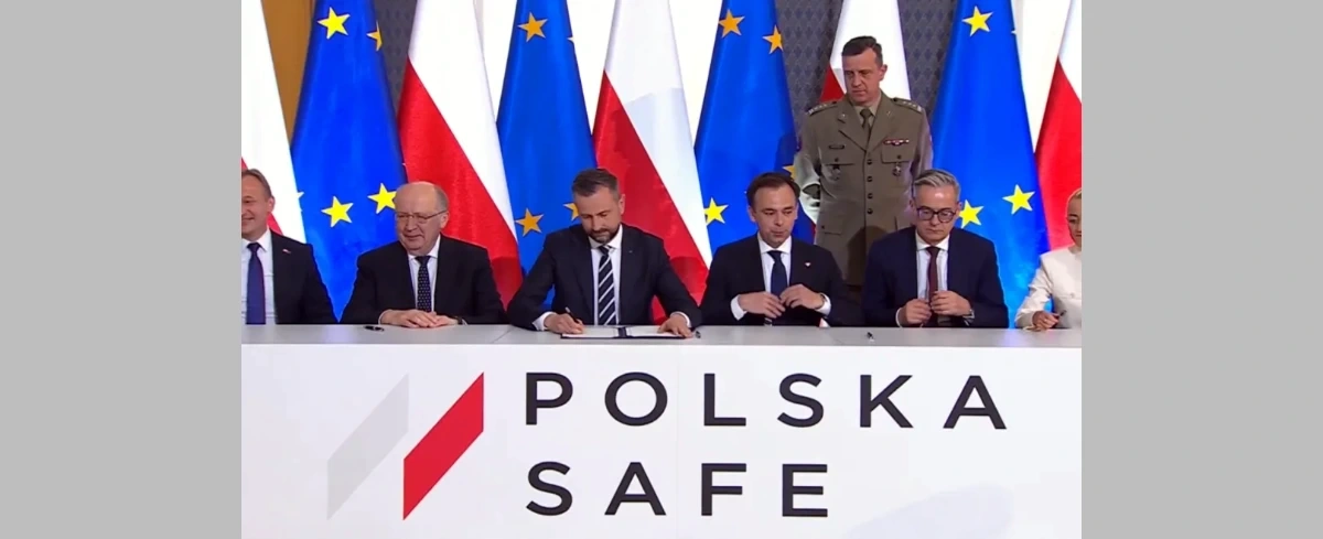 Ministrowie obrony i finansów oraz unijni komisarze podpisali umowę dot. programu SAFE