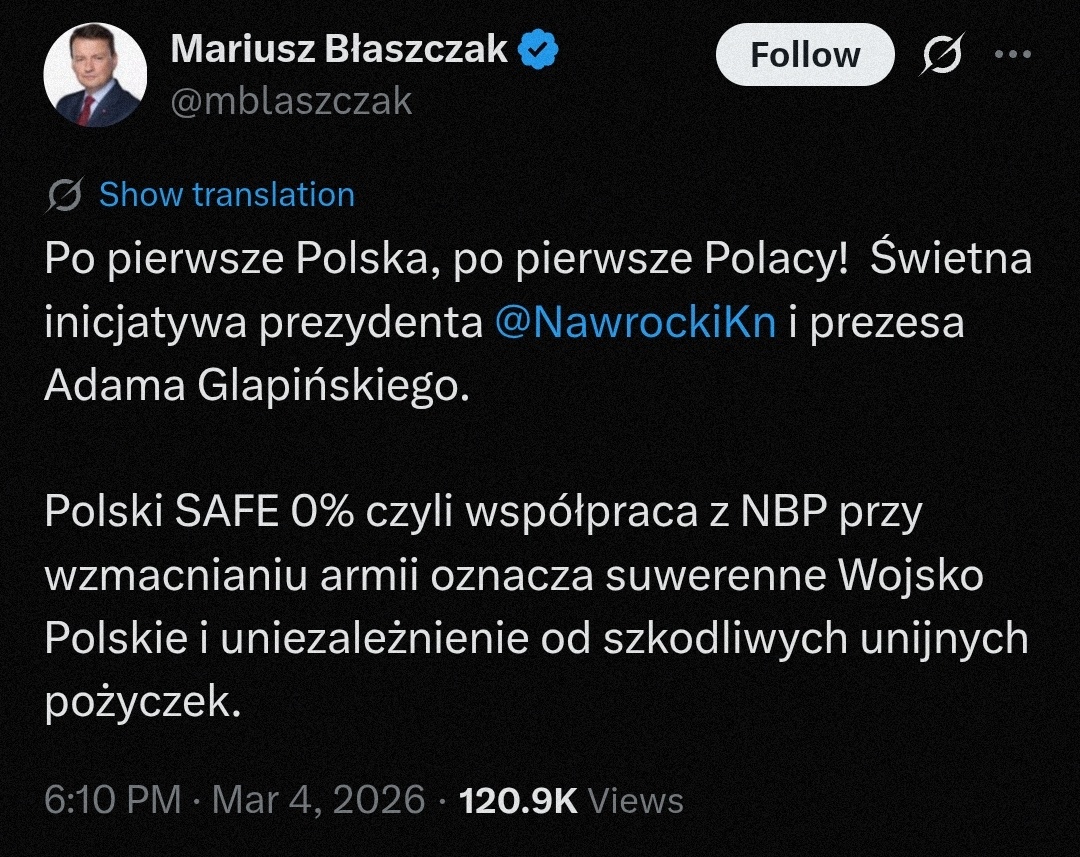Skoro tak to czemu Mariusz wziąłeś kredyt na 6% w Korei? polityka