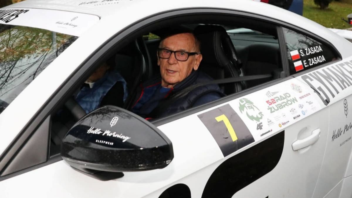 96-letni Sobiesław Zasada wystartował w rajdzie w Argentynie