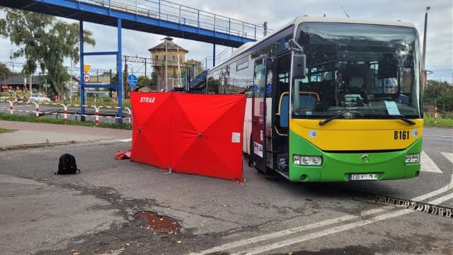 Nakło nad Notecią: Chłopiec na hulajnodze śmiertelnie potrącony przez autobus