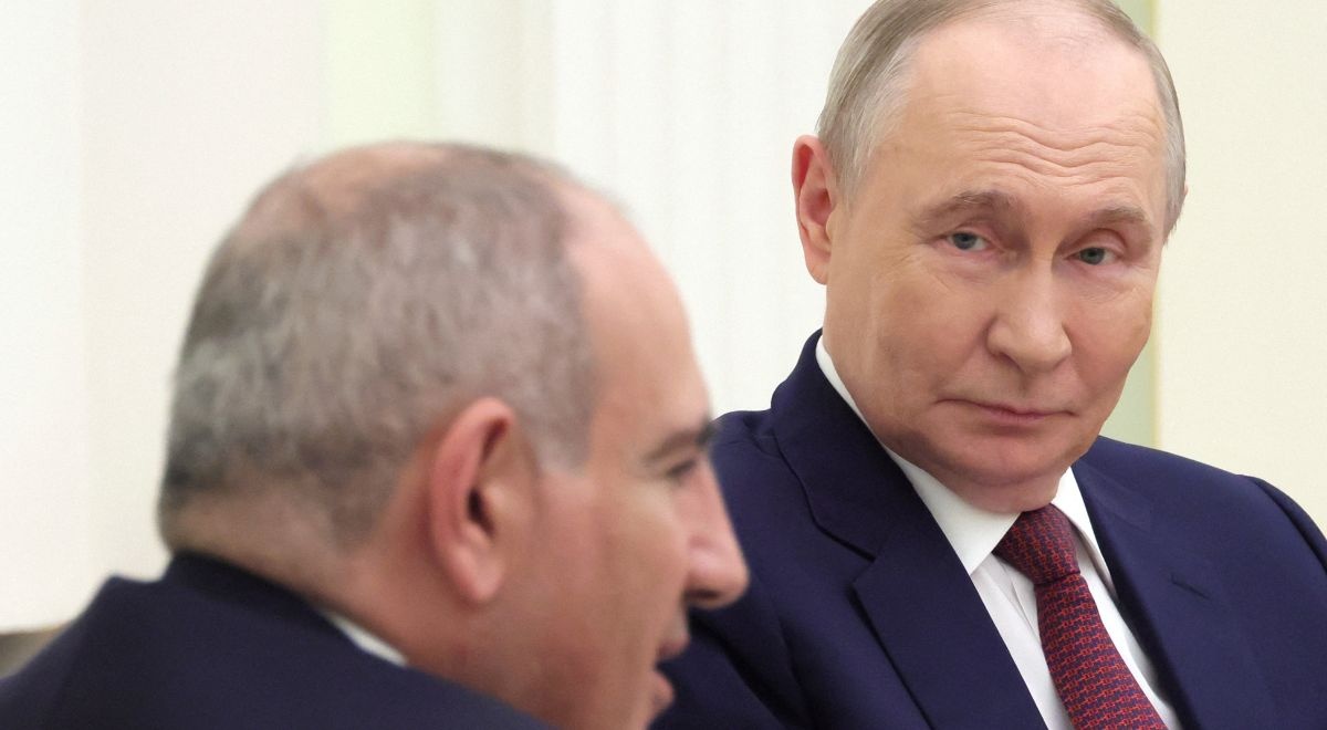Premier Armenii do Putina podczas wizyty na Kremlu: Nasze media społecznościowe są w 100 proc. wolne. Nie ma w nich żadnych ograniczeń