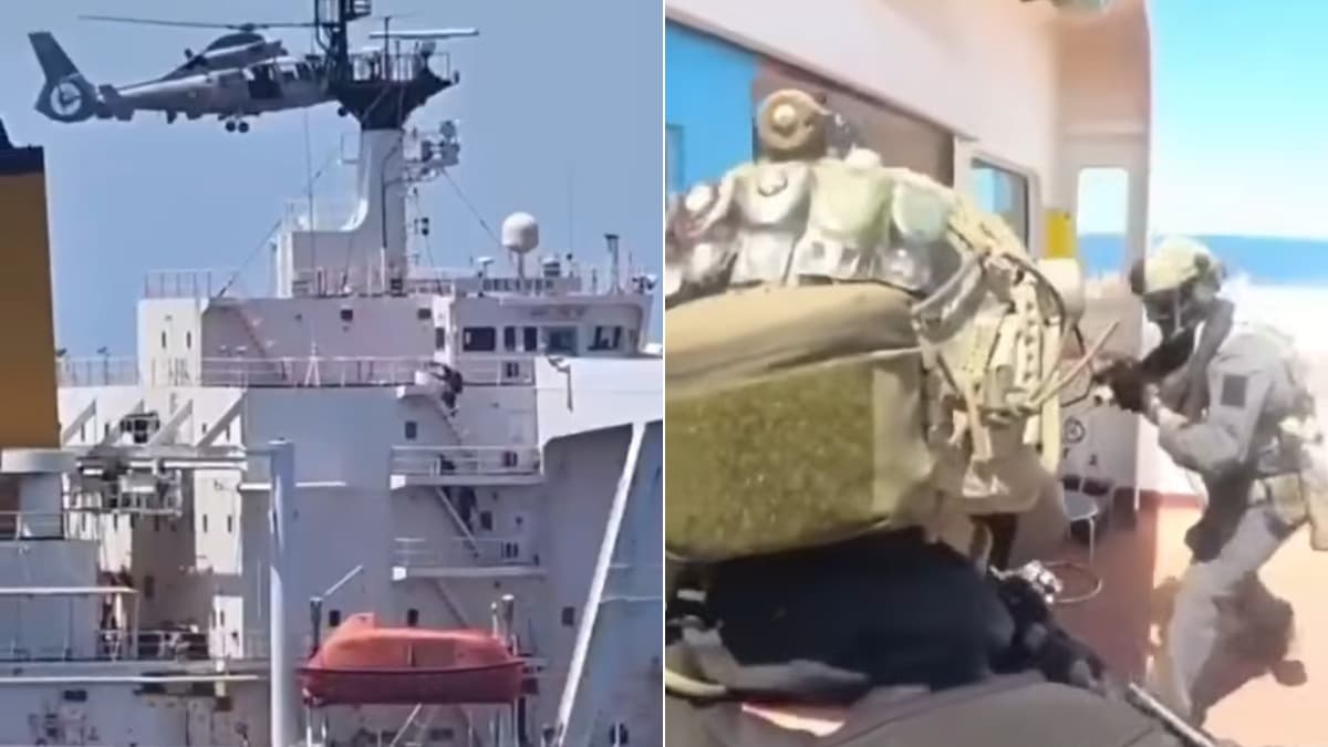 Francuscy komandosi weszli na pokład tankowca floty cieni