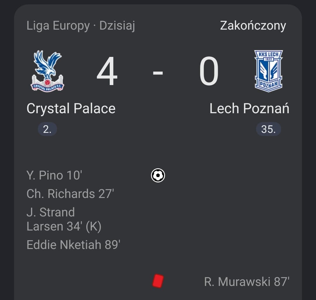Dramat, koszmarny mecz Lecha