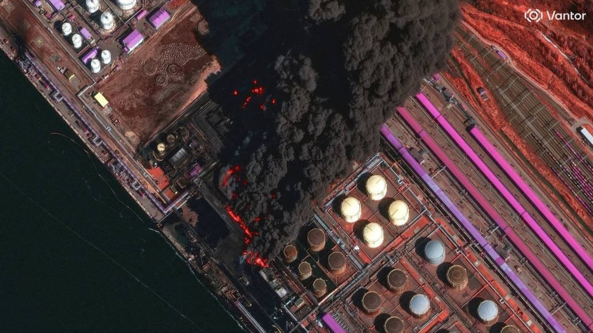 Największy rosyjski port nad Bałtykiem w ogniu. Doszło do zmasowanego ataku dronów
