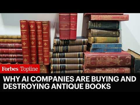 AI Companies Are Buying—And Destroying—Antique Books. Here’s Why.