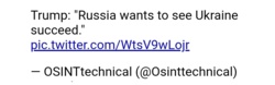 Nic głupszego dziś nie przeczytacie #rosja #ukraina #wojna #trump