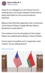 przedstawiciele białorusi nie zostali wpuszczeni na radę pokoju trumpa, bo nie dostali wiz XD pokażcie mi śmieszniejsze uniwersum #bekazkacapow #polityka