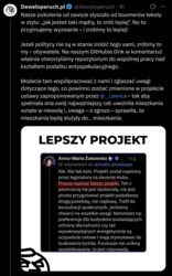 Wrzucam, bo podoba mi się projekt obywatelski ustawy na githubie. Link do githuba Post deweloperucha na X #polityka #ustawa #deweloperuch