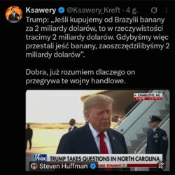 Co to się stało, że małpa chce zrezygnować z bananów :laughing: heheszki #polityka #usa #trum