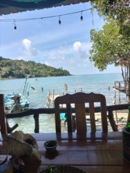 Śniadanie z widokiem. Raczej sam widok :wink: #Tajlandia