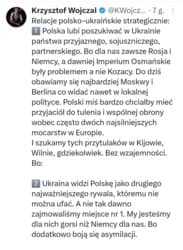 Imho #wojczal całkiem trafnie ocenił sytuację. Przypomina mi się krytyka Zełenskiego i jego zachowania w gabinecie owalnym (jechał wtedy po Zełenskim). Z resztą uważam że to jeden z nielicznych komentatorów zachowujących zimną krew w ocenie wojny i tematów okołowojennych.  #ukraina