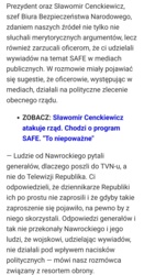 I tak właśnie wyglądały "konsultacje" z wojskiem w sprawie #SAFE u prezydenta #polityka