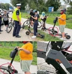 kukirin #kukurydza #hulajnoga W nienawiści do policji tak zostałem dokarmiany.