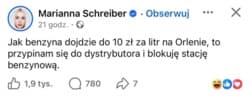 panie tusku, prosimy żeby jeszcze przez chwilę osobiście blokował pan cieśninę ormuz, bo chciałbym zobaczyć ten godny pożałowania spektakl #bekazprawakow #polityka #mariannaschreiber