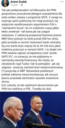 Profesor Antoni Dudek o sytuacji z rezerwami i programem SAFE #polityka #safe
