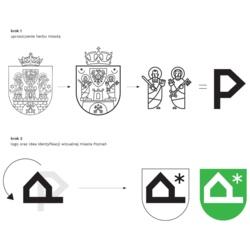 Poznań ma nowe logo, 150 tysięcy złotych takie coś Nowe logo to symbol otwartego domu umieszczonego na herbowej, miejskiej tarczy w kolorze zielonym. &quot;Nad domem unosi się sześcioramienna gwiazda symbolizująca światło oraz sześć wartości marki Miasta Poznań, którymi są: