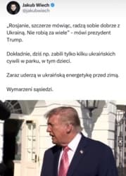 za jakie grzechy musimy znosić takich skończonych kretynów na kluczowych światowych stanowiskach #bekaztrumpa #bekazprawakow #wojna #ukraina #polityka