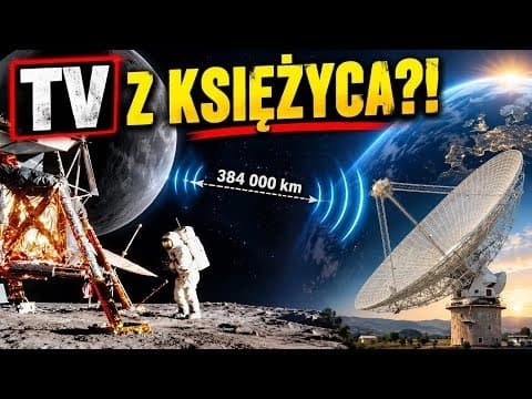 Jak przesłano pierwszy obraz TV z Księżyca w 1969r ? Apollo 11 - technika w czasach PRL