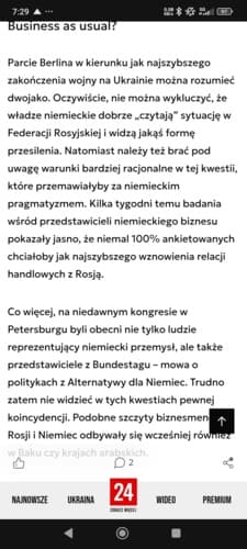Niemcy zapowiadają rozmowy pokojowe z Rosją