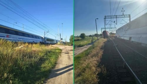 Pociągi zderzyły się w Wielkopolsce