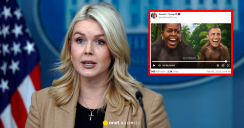 Donald Trump przedstawił Obamów jako małpy. Biały Dom wydał oświadczenie