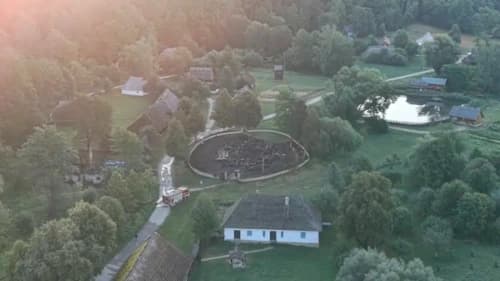 Wielki pożar skansenu w Sanoku. Spłonął bezcenny kościół św. Mikołaja