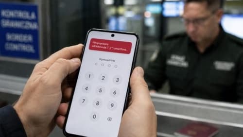 Został zatrzymany do kontroli i podał hasło, które skasowało zawartość smartfona zamiast go odblokować. Teraz może trafić do więzienia...