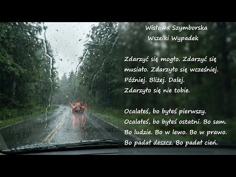 Wszelki Wypadek Wisława Szymborska Poezje Wiersze | Poezja Dla Duszy