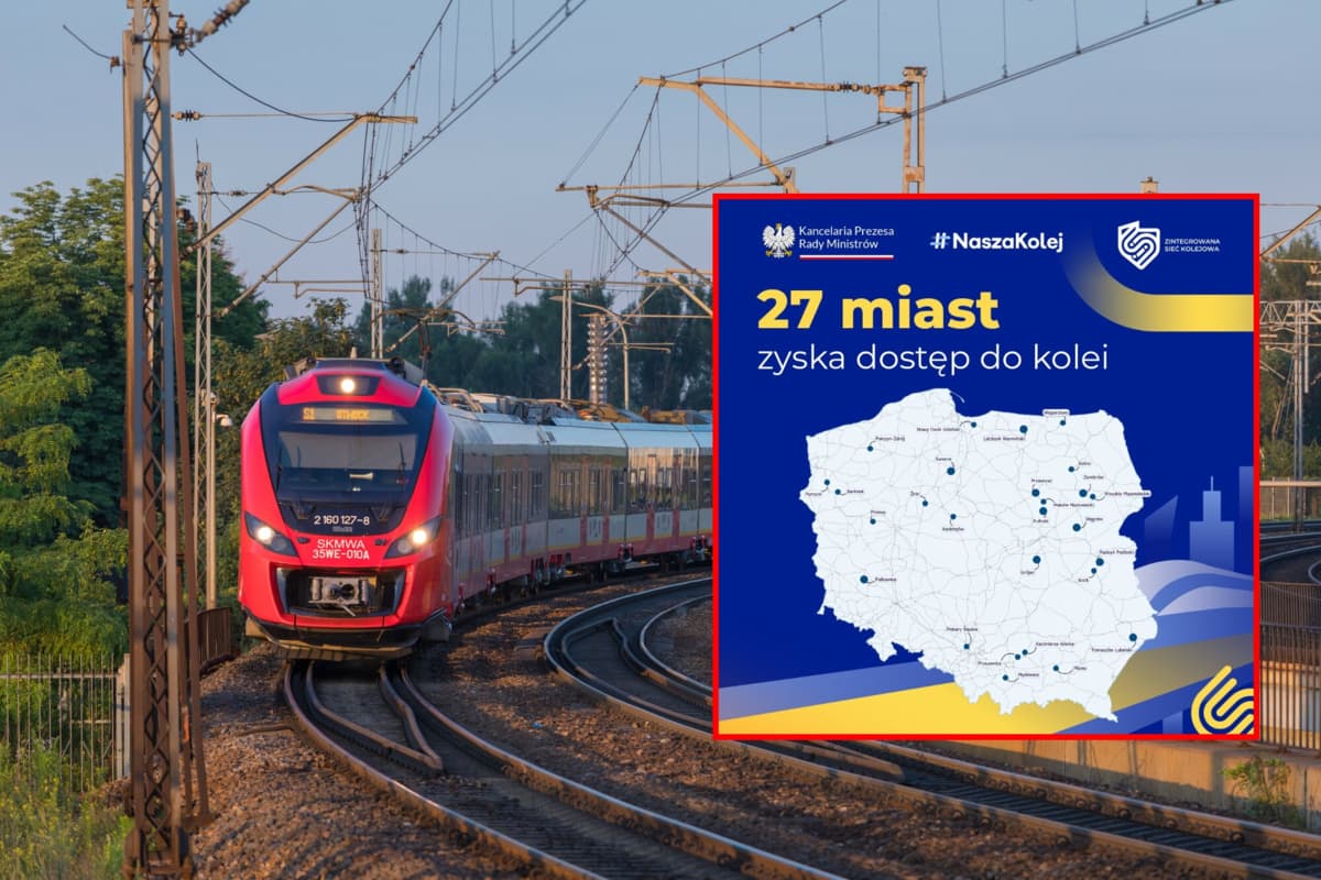 27 miast wraca na kolejową mapę Polski