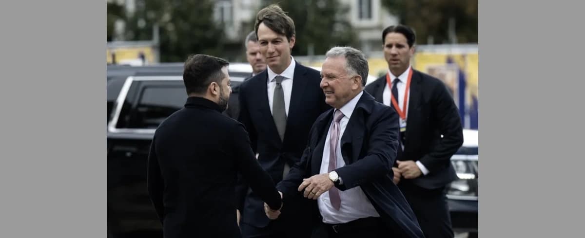 Witkoff i Kushner po raz pierwszy w Kijowie. Zełenski: chcemy zakończyć wojnę