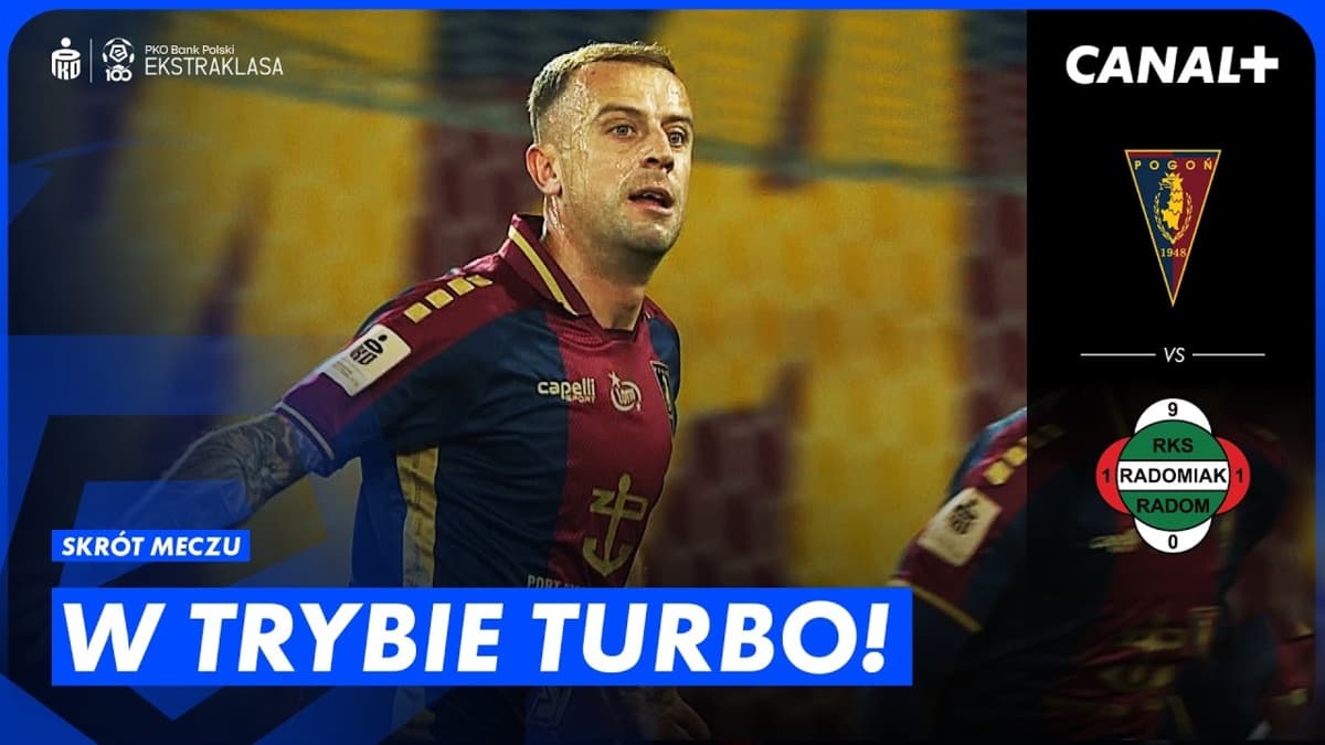 Pogoń wygrywa z Radomiakiem 4:3, dwa gole Grosickiego