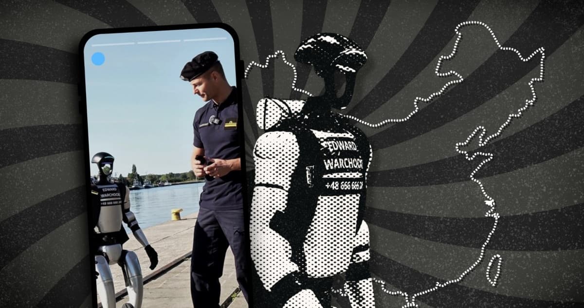 Chiński humanoid na terenie portu marynarki wojennej RP. Skandaliczna promocja Dnia Wojska Polskiego w social mediach