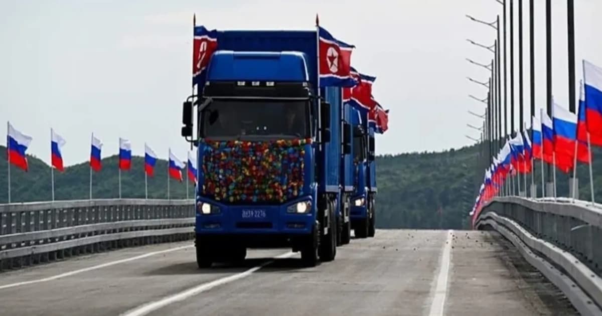 Rosja i Korea Północna otworzyły pierwszy most drogowy. Ukraina ostrzega: może posłużyć do celów wojskowych
