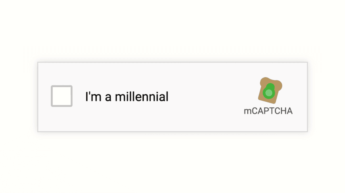 the millennial CAPTCHA