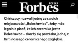 #ciekawostki #biznes #chiny #ceramikaboleslawiec #ceramika #boleslawiec
